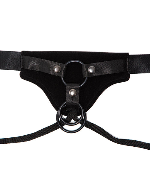 Thank Me Now GF-S301 Gender Fluid Skylar Harness, Black, Adjustable
