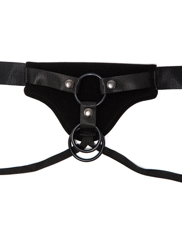 Thank Me Now GF-S301 Gender Fluid Skylar Harness, Black, Adjustable