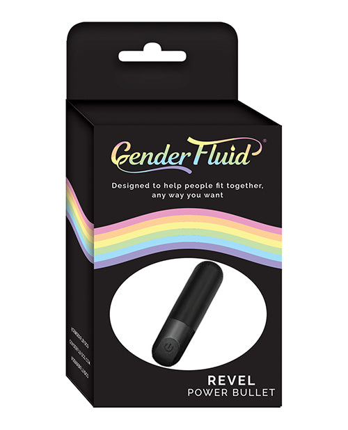 Thank Me Now GF-4172 Gender Fluid Revel Power Bullet - Matte Black