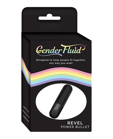 Thank Me Now GF-4172 Gender Fluid Revel Power Bullet - Matte Black