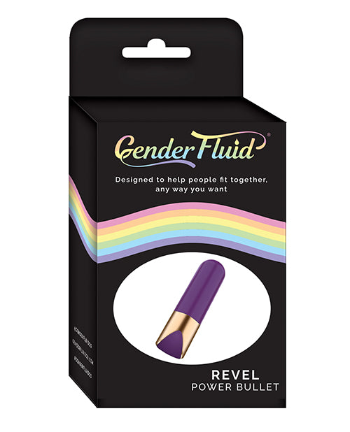 Thank Me Now GF-4189 Gender Fluid Revel Power Bullet, 10 Modes, Waterproof