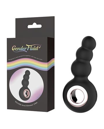 Thank Me Now GF-4264 Gender Fluid Anal Ring Vibe, 10 Patterns, USB, Silicone