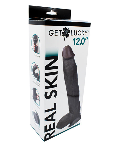 Viben GL-3250 Real Skin Series 12" Dark Brown TPE