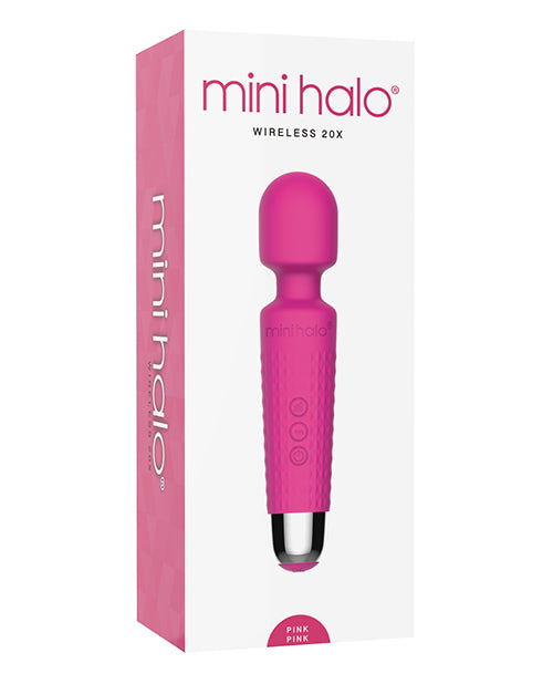 Viben MH-3076 Mini Halo Wireless Wand, 20 Patterns, 8 Speeds, Pink