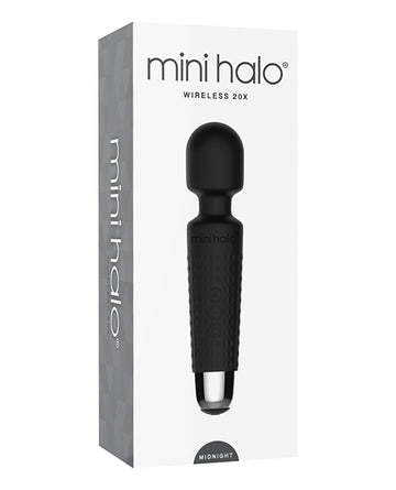 Viben MH-3090 Mini Halo Wireless 20x Wand, 20 Patterns, Black, USB Rechargeable