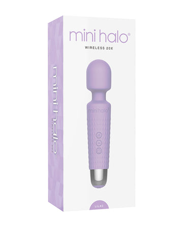 Viben MH-3137 Mini Halo Wireless 20x Wand, Lilac, 20 Patterns, USB Rechargeable