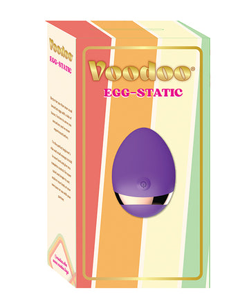 Thank Me Now VS-1089 Voodoo Egg-Static 10X Wireless, Purple, Waterproof
