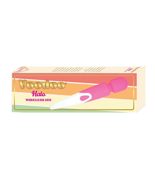 Thank Me Now VT-0266 Voodoo Halo Wand, Pink, 10 Frequencies, Water Resistant