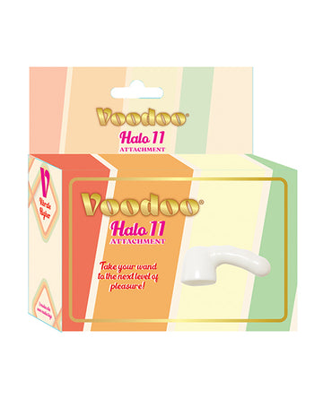 Thank Me Now VT-0440 Voodoo Halo 2 Wand Attachment, White Thermoplastic Rubber