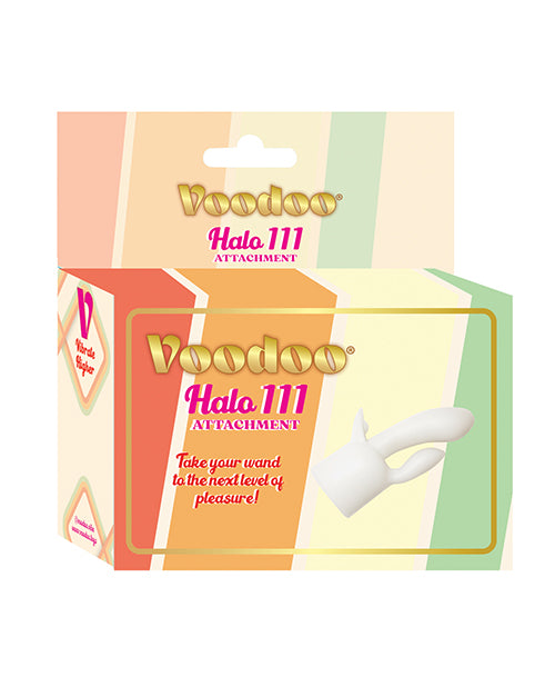 Thank Me Now VT-0457 Voodoo Halo 3 Wand Attachment, White TPR