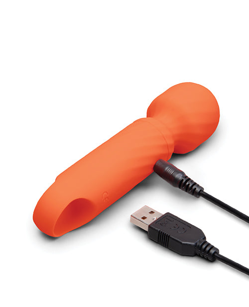 Vibe Fantasy 5 in. Lolly Mini Wand Vibrator, Orange