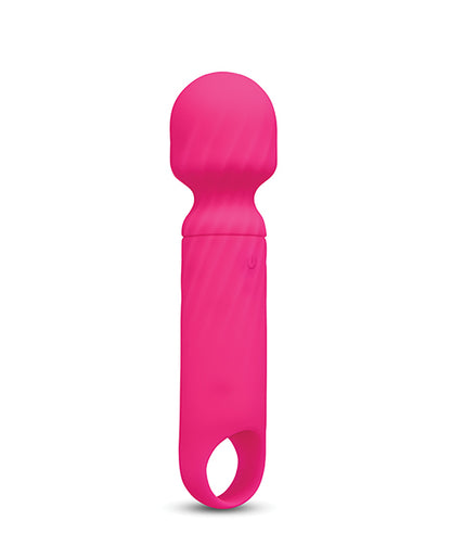 Vibe Fantasy 5 in. Lolly Mini Wand Vibrator, Pink