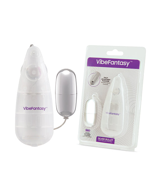 ELD Vibe Fantasy Silver Bullet Vibrator with Wired Remote Control