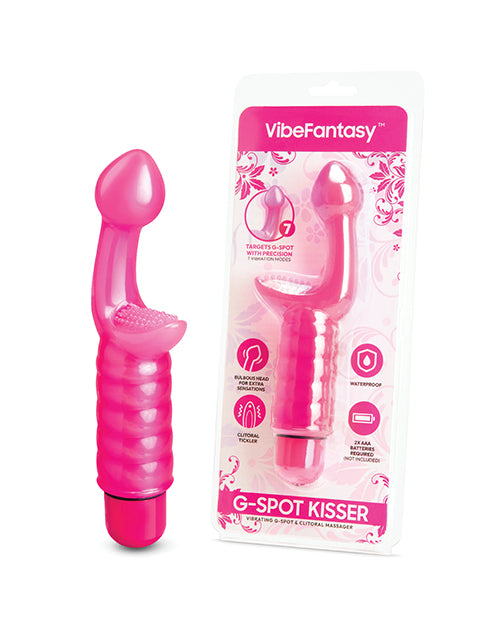 Electric Vibe Fantasy G-Spot Kisser Vibrator, Pink