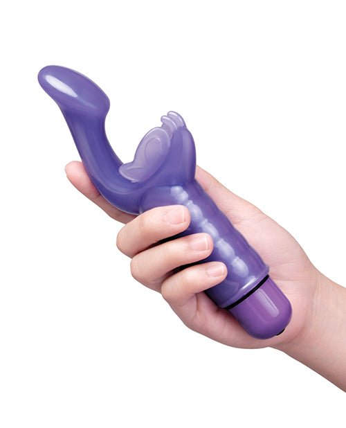ELD Electric Vibe Fantasy Butterfly G-Spot Kisser Vibrator, Purple