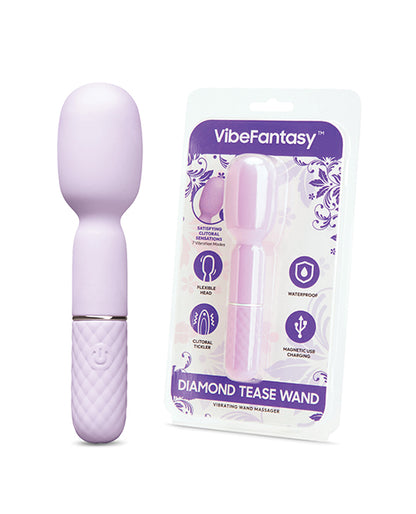 ELD Vibe Fantasy Diamond Tease Wand Vibrator, VF-012