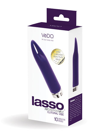 VeDO Lasso Rechargeable Clitoral Loop Vibrator, Purple