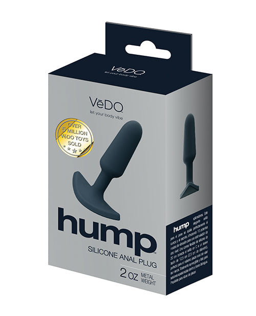 VeDo VI-A0308 Hump Silicone Anal Plug, Black, 4.25 Inch