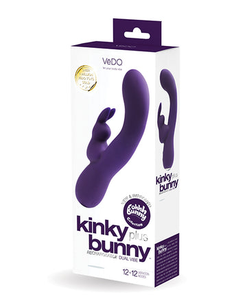 VeDo BU-0405 Kinky Bunny Plus Dual Vibe, Deep Purple