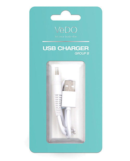 VeDo VI-CHA02 USB Charger, White, 0.5m Cable