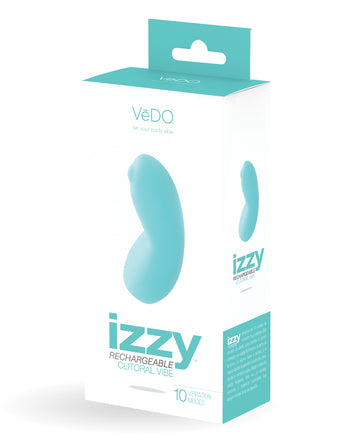 VeDo VI-F0401 Izzy Rechargeable Clitoral Vibe, Turquoise