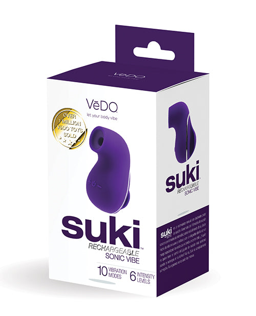 VeDo VI-F0713 Suki Rechargeable Vibrating Sucker, Purple