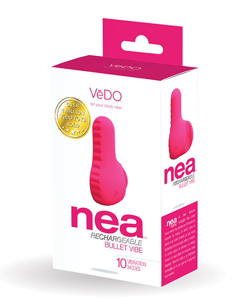 VeDo VI-F1309 Nea Rechargeable Finger Vibe, Foxy Pink, 10 Modes
