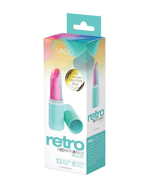 VeDo VI-F1801 Retro Bullet Vibe, Turquoise, 10 Modes