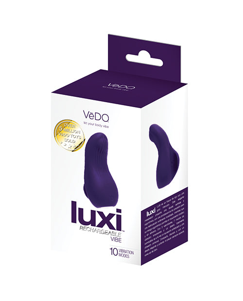 VeDo Luxi Rechargeable Clitoral Finger Vibe, Purple