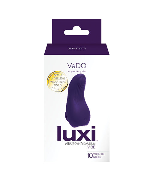 VeDo Luxi Rechargeable Clitoral Finger Vibe, Purple