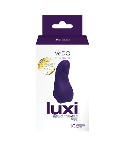 VeDo Luxi Rechargeable Clitoral Finger Vibe, Purple