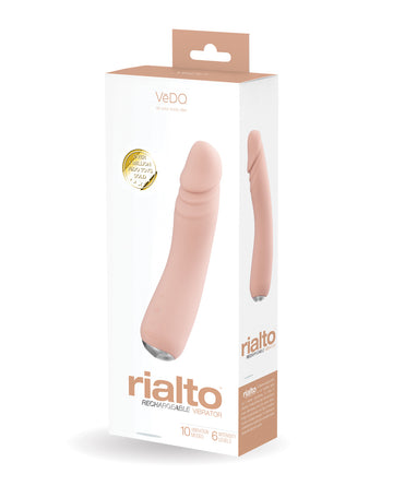 VeDo VI-L0115 Rialto Rechargeable Vibe, Submersible, 10 Modes, Silicone