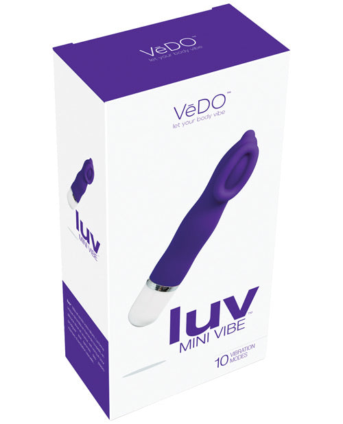 VeDO Luv Mini Vibe, Indigo – 10 Modes, Waterproof Silicone