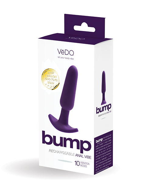 VeDo VI-P1513 Bump Rechargeable Anal Vibe, 10 Modes, Waterproof