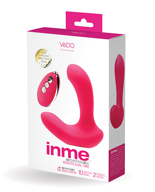 VeDo VI-P2609 Inme Rechargeable Dual Vibe, 10 Modes, Remote Control