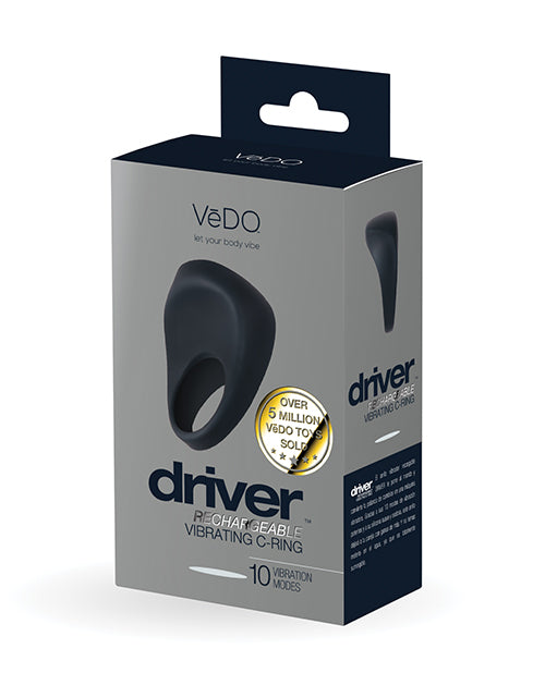 VeDo VI-R1108 Driver Rechargeable C Ring, Black, Vibrating