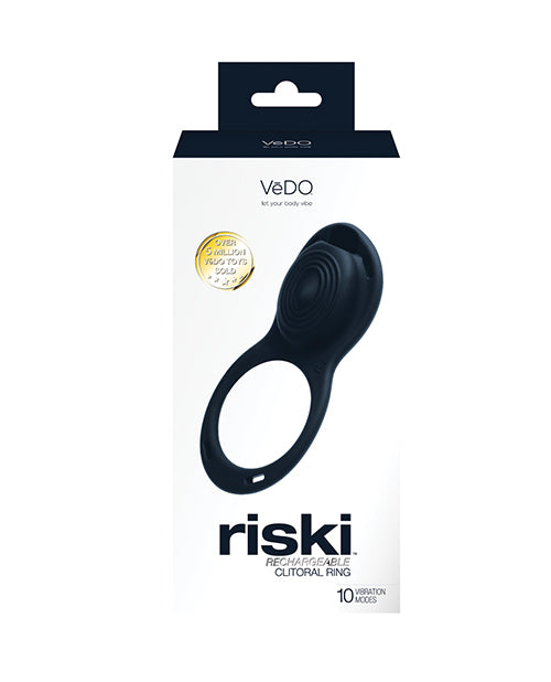 VeDo Riski Rechargeable Wearable Vibrator – Black