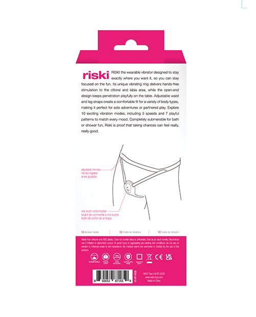 VeDo Riski Rechargeable Wearable Vibrator – Pink