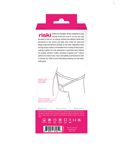 VeDo Riski Rechargeable Wearable Vibrator – Pink
