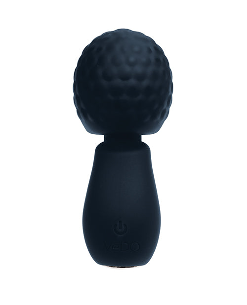 VeDo Moe Rechargeable Extra Mini Wand Vibrator - Black