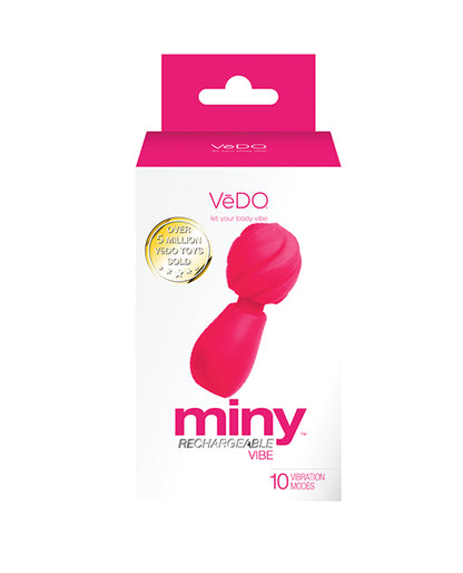 VeDo Miny Rechargeable Mini Wand Vibrator, Pink