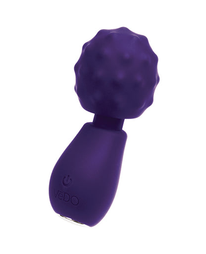 VeDo Meeny Rechargeable Mini Wand Vibrator, Purple