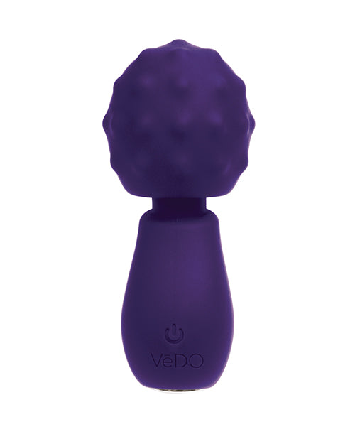 VeDo Meeny Rechargeable Mini Wand Vibrator, Purple
