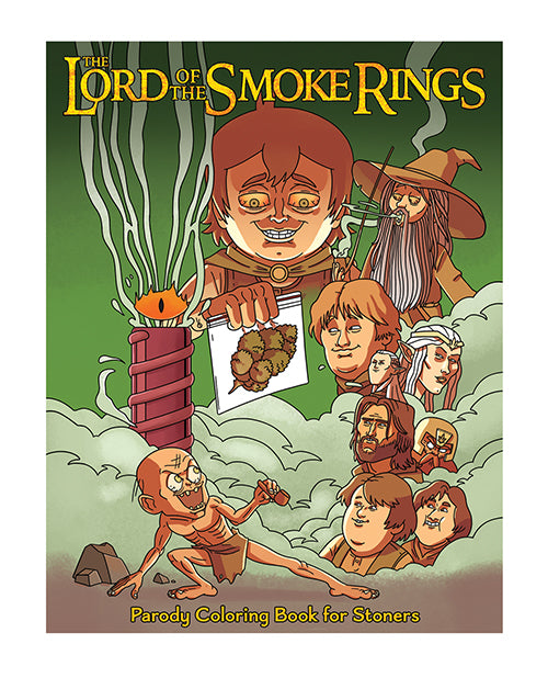 Wood Rocket CB-040 The Lord of the Smoke Rings Coloring Book, Parody, 28 Pages