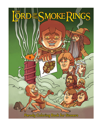 Wood Rocket CB-040 The Lord of the Smoke Rings Coloring Book, Parody, 28 Pages