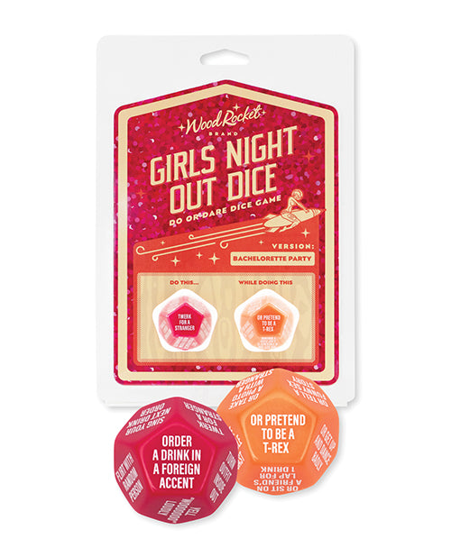 Wood Rocket Girls Night Out Dice Game, Red, 28mm 12-Sided Dice