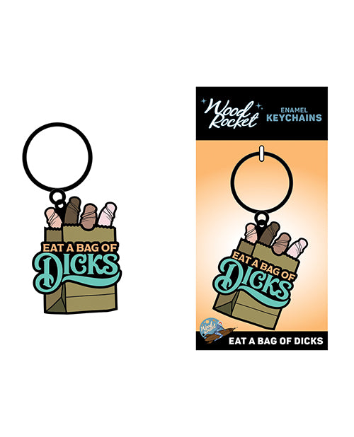 Wood Rocket KEY-001 Novelty Keychain, Tan Metal