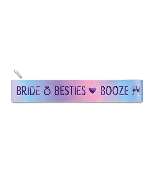Wood Rocket Bride Besties Booze Bachelorette Party Sash, PCSA-004