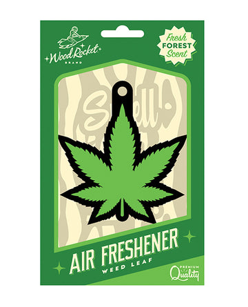 Wood Rocket VAF-009 Green Leaf Air Freshener - Forest Scent