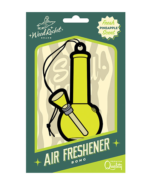 Wood Rocket VAF-020 Bong Air Freshener, Pineapple Scent, Yellow